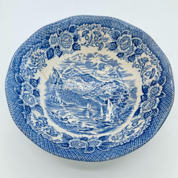 Lochs of Scotland Blue by ROYAL WARWICK BOWL - Picture 1 of 7